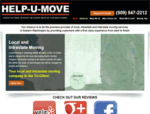 Tablet Screenshot of help-u-move.com
